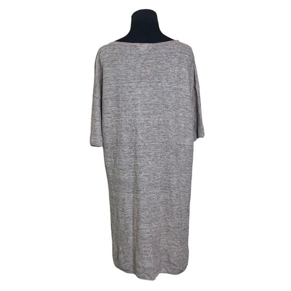 Eileen Fisher light brown linen knit short sleeves tunic top size M - Picture 5 of 10